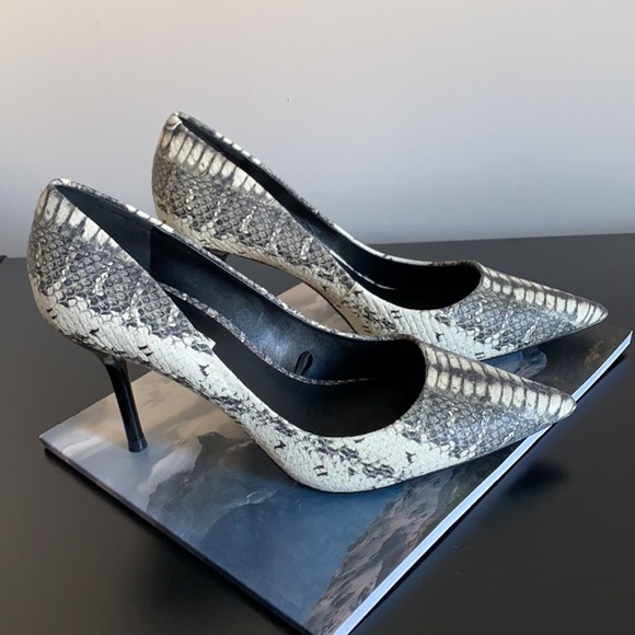 Zara Black and White heels size 40 - Picture 4 of 5